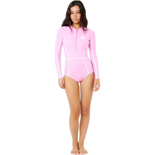 Fato De Surf Clássico De Manga Comprida Para Mulher 2026 Da Rip Curl , Modelo 19FWRV - Fuchsia